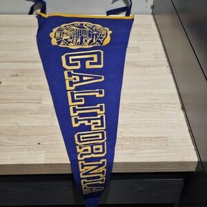 Vintage University of California Felt Pennant 28"